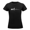 Women's Polos Hairdresser Gift Barber Heartbeat Shop T-shirt Female Clothing Aesthetic Summer Clothes Tops Women