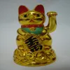 Maneki Neko Lucky Cat Chinese Feng Shui Waving Wealth Fortune Cat Waving Hand Cat Gold243n