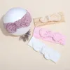 Accessoires pour cheveux, 12 pièces/lot, 8 couleurs, bandeaux élastiques pour bébés filles, couleur Beige, décoration de fête, vente en gros