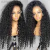 الباروكات الاصطناعية Deep Wave Wig Curly Hair Wigs Lace Frontal 13x6 Lace Pront Wig 4x4 Lace Closure Wig 13x4 Deep Wave Frontal Ldd240313