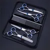 Hund Grooming Pet Scissors Grooming Tool Set Decoration Hair Shears Curved Cat Shearing Hairdress Supplies263h