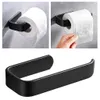 Toilet Paper Holders 1pc Wall Mounted Toilet Paper Holder No Punching Tissue Towel Roll Bathroom Towel Rack Bathroom Accessories Material Plastic 240313