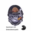 Сумки Zuoliao 3D вышитый значок для инопланетной шляпы, развлечение, повязка головы, мышечный медведь, рюкзак, цветной череп, настраиваемый патч, новый дизайн