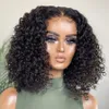 baby hair Bob Wig Short Curly Human Hair Wigs Glueless Preplucked Human Wigs Ready To Go Wear Pre Cut Lace 4x4 Closure Bob Wig