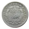 US Liberty Seated Dime 1856 P S Craft Argento placcato Copia monete fabbrica di produzione di stampi in metallo 2400