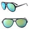 Lunettes de soleil rétro femmes classique marque rétro Ray Designers lunettes de luxe monture en métal lunettes de soleil bans femme hommes R2G9 #