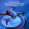 Drones Mini Drone 4K HD double caméra Wifi FPV pliable photographie aérienne RC quadrirotor contrôle 360 degrés Fli avion ldd240313