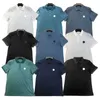 MENS DESIGNER POLOS TSHIRT Kvinnor Fashion Embroidery Badge Business Solid Polo Shirts CalsSic Chest Letter T Shirts Tees Complete Etiketter