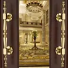 Handles & Pulls European Gold Solid Wooden Door Sliding Wardrobe Handle Cabinet Drawer Knobs Hardware Design257l