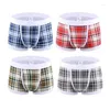 Underpants 4Pcs/Set Nxy Mens Underwear Male Boxershorts Cotton Panties Man Underware Calzoncillo Hombre Breathable Shorts Drop Deliv Otndv