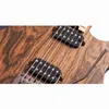 Standaard exotische Bocote Top Natural Floyd Rose Halen Gitaar elektrische gitaren