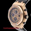 Dernière montre-bracelet de loisirs AP Royal Oak Offshore 18K or rose montre mécanique automatique pour homme 26470OR montre de luxe d'occasion 26470OR OO A002CR.01