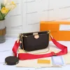 حقيبة الكتف الفاخرة مصممة حقيبة اليد حقيبة Messager حقائب العلامة التجارية Crossbody Tous Pu Leather Womens Mini 3pcs/Set Coin Pres