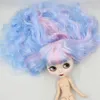 ICY DBS BLYTH DOLL DOLL SKIN CAUST BLUE HAIR PINK MATTE FACE 16 BJD TOY ANIME GIRLS 240311