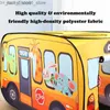 Toy Tents Toy Tents Portable Cartoon Bus Kids Toys Tent Child Toy Baby Room Tent Automatic Pop-up Game Tents Outdoor Childrens Tent Toys Play House Q231220 L240313