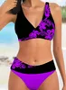 Tweedelige Bikini Set Badpak Afdrukken Badmode Vrouwelijke Zomer Badpak Vrouwelijke Badpak Vrouwen Sexy Bikini XS-8XL 240309