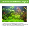 Outils Outils de nettoyage d'aquarium de haute qualité pour plantes aquatiques Ciseaux et pinces en acier inoxydable Outils pour tailler les plantes aquatiques