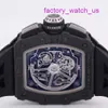 RM Watch Chronograph Classic Watch RM11-03 Series Black Knight Ntpt Carbon Fiber Timing Machine Swiss Famous RM1103 Chronograph