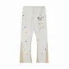 Men's Pants 2024 Mens Womens Fashion And Comfort Sweatpants Speckled Letter Print Mans Couple Loose Versatile Straight Casual Pant