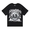 T-shirt Hellstar da uomo di design da donna, manica estiva, streetwear, felpe oversize a maniche corte, moda hip-hop di alta qualità, pullover Tee Rock