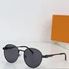 Nowe okrągłe okulary przeciwsłoneczne Z1950U Metalowa rama prosta i popularna styl wszechstronny na zewnątrz Uv400 Protection