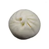 Dekorativa blommor Y1ub Simulerade bullar Stoppade fyllda PVC dekorer Artificial Kitchen Toy Fake Chinese Breakfast Model Display Props