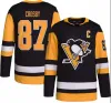 87 Sidney Crosby Custom Herren Damen Jugend Pittsburgh''Penguins''Hockey-Trikot PJersey Winter Classic Guentzel Malkin Erik Karlsson Sidney Crosby Reilly Smith Kris