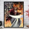 Stitch 5d bricolage anime rurouni kenshin diamant broderie art peinture de dessin animé japonais croix de croix complet mosaïque mosaïque à la main décoration intérieure