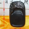 Kinesisk gammal WA Shi Stone Inkstone med utsökt snidning Dragon249U