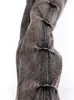Męskie dżinsy houzhou y2k szerokie nogi mężczyźni plisowane mody mody mikro rozkloszowane dżinsowe spodnie High Street Bootcut spodnie męskie stosowanie stosu