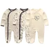 born Baby winter clothes 23pcs baby boys girls rompers long Sleeve clothing roupas infantis menino Overalls Costumes 240307