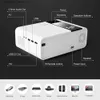 기타 프로젝터 액세서리 Thunderal HD Mini Projector TD90 Native 1280 x 720p LED WiFi 프로젝터 홈 시어터 3D 스마트 폰 비디오 영화 프로젝터 Q240322