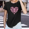 T-shirts Femmes Femmes Manches Courtes Tops Simple Confortable Mode Cadeau Femme Tee Shirt Pour Randonnée Vacances Bureau Rue Voyage