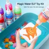 Magische Water Elf Speelgoedsets Kinderen Handgemaakt DIY Creatief Schilderen Kinderen Waterplezier Speelgoed Montessori Oceaan Dierencadeaus voor kinderen 240228