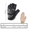 Gants de cyclisme sans doigts pour hommes, moto, vélo de route, respirants, antidérapants, Sports d'escalade en plein air, randonnée