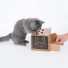 おもちゃ面白いDIYマウスポップアップパズル猫おもちゃペットパンチスクラッチおもちゃインタラクティブモグラマウスゲームおもちゃ猫の運動トレーニングを扱う