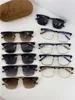 Neues, modisches Design, quadratische Cat-Eye-Sonnenbrille 0997, Metall- und Acetatrahmen, einfacher und großzügiger Stil, UV400-Schutzbrille für den Außenbereich