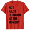 Not a Lot Going On at The Moment Funny Lazy Bored Sarcastic T-Shirt 240307