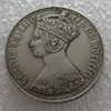 One florin 1850 Great Britain England UK United Kingdom 1 gothic silver coin282u