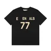 Herren-T-Shirts Big E Dreidimensionales selbstklebendes Samt-bedrucktes Oberteil, kurzärmeliges High-Street-Fashion-T-Shirt