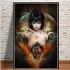 Poster And Prints Ghost In The Shell Fight Police Japan Anime Art Paintings Canvas Wall Pictures For Living Room Home Decor239M