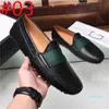 Sapatos casuais Luxurys Designer Shoes Drivers Chaussures Couro Loafer Mens Dress