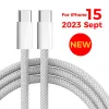 PD 60W USB C naar USB Type C Kabel Snel Opladen Voor iPhone 15 15 Pro Plus Pro MAX iPad Dual Type C Datalijn Voor Samsung S22 23