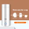 Verktyg 400 ml Xiaomi Miui Portable Electric Kettles Cup 220V Tea kaffe resor Kokvatten Keep Wart Kitchen Appliances Winter Winter