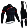 Wielertrui Set Herfst Heren Fiets Tops Lente Lange Mouw Kleding Ciclismo MTB Fietskleding Outdoor 240307