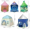 Zabawne namioty dla dzieci w namiotu Play House Namiot Ocean Ball Ball Portable Baby Toys Tent Play House for Kids L240313