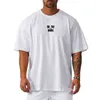 Мужские футболки Футболка большого размера Мужская футболка с заниженными плечами и короткими рукавами для фитнеса Летняя сексуальная свободная спортивная одежда с большой сеткой Баскетбольная майка