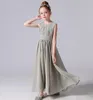 Dideyttawl Chiffon Pleated Flower Girl Dresses Sashes Kids Weddings Birthday Party Pageant Gowns Junior Bridesmaid Dress 240228