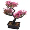 Decoratieve Bloemen Fruitboom Kunstmatige Potplanten Kantoor Decor Faux Bonsai Realistische Plastic Versieringen