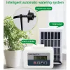 Kits Garden Intelligent Automatic Watering Device Solar Energy Charging Potted Plant Drip Irrigation Water Pump Timer System Timing